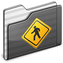 Public Folder black icon